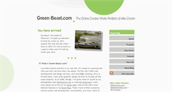 Desktop Screenshot of green-beast.com