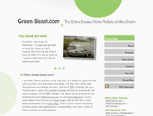 Tablet Screenshot of green-beast.com